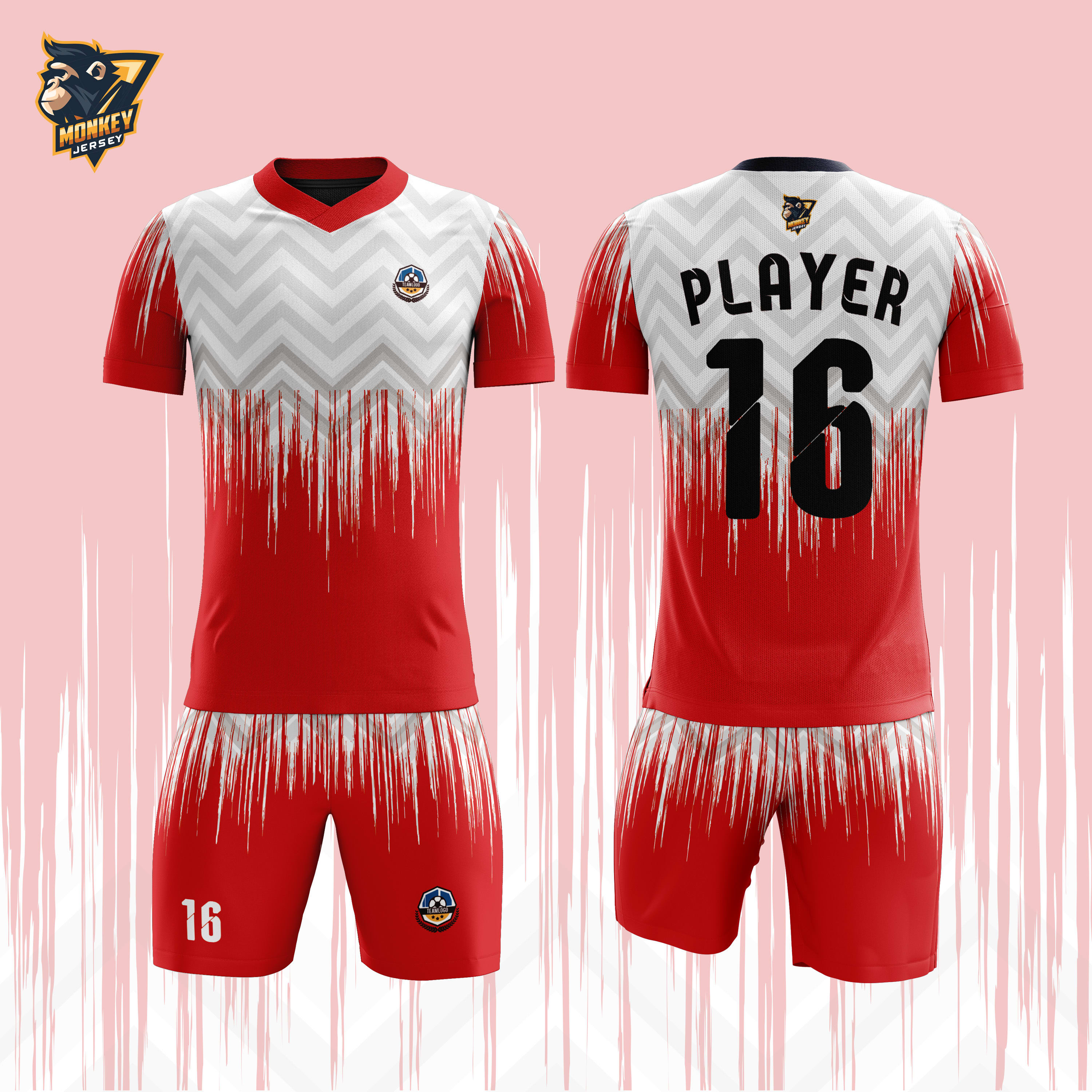 design football jersey and shirt ready to print and 3d