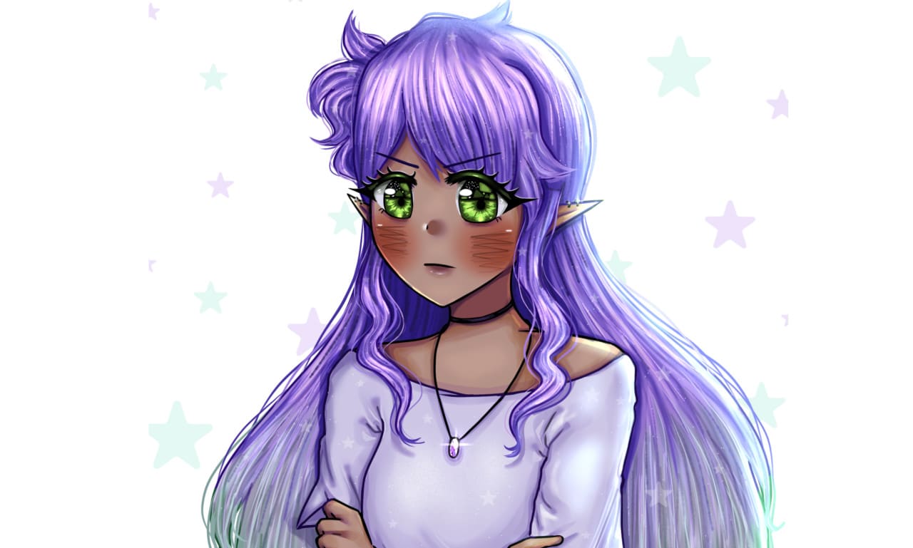 Draw your roblox avatar in my anime artstyle by Maessy | Fiverr