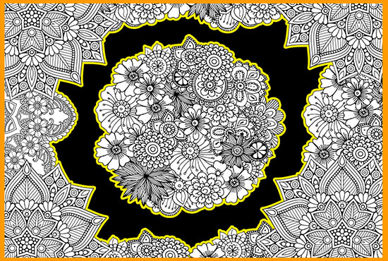 Download Design Custom 20 Flower Mandala Coloring Book Pages For Adults Kdp Etsy By Coloring Book Fiverr