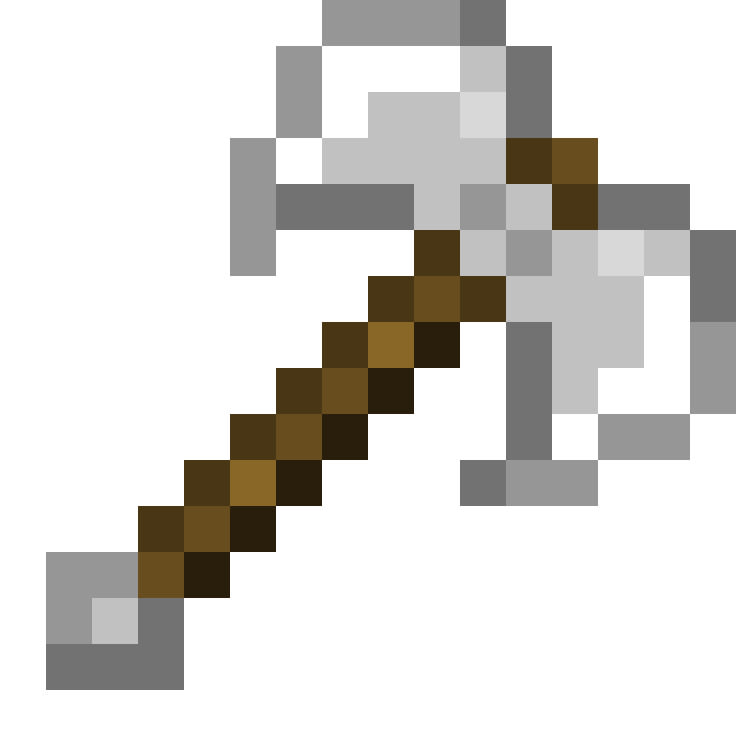Minecraft texturepack iron axe golden sword by Mrfxrz