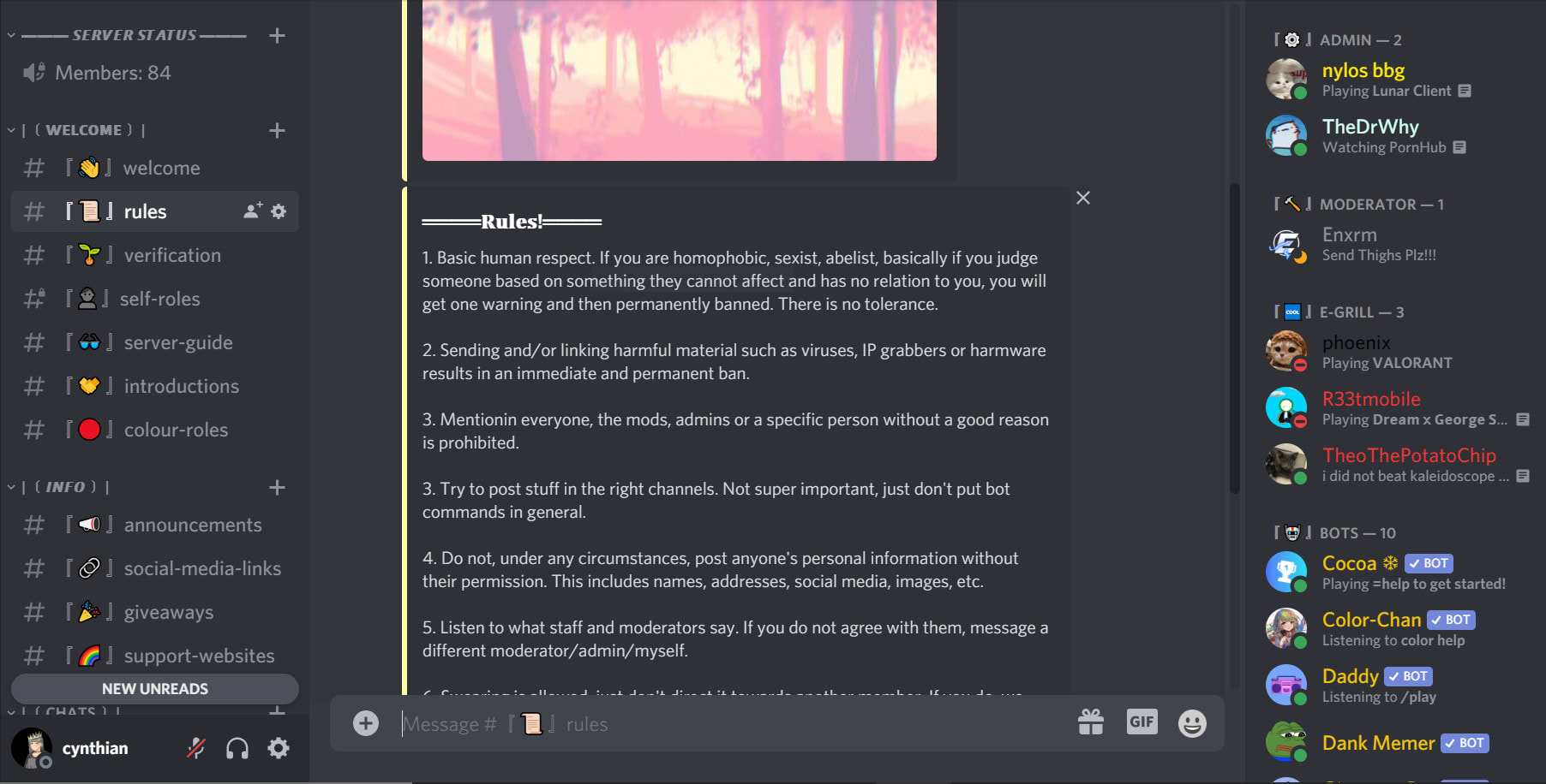 Design professional stylish looking discord server for you by Reforming