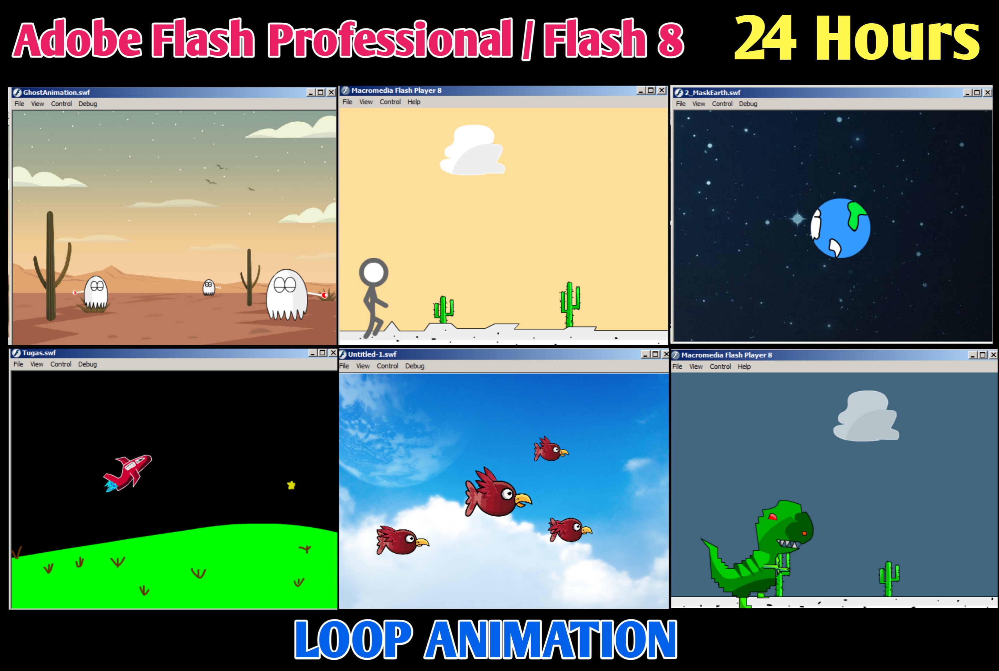 Do 2d animation using adobe flash professional by Mbimoad | Fiverr
