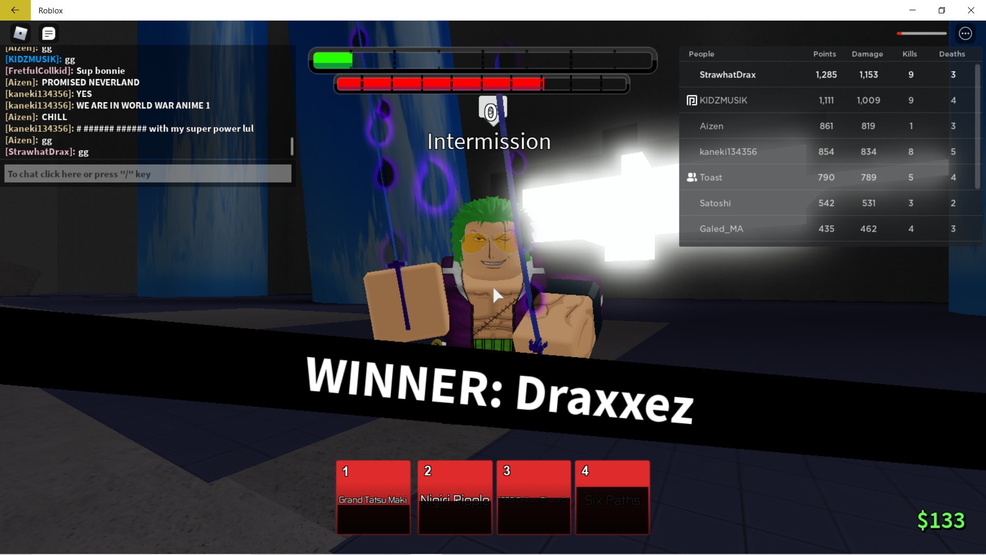 Coach you in aba anime battle arena on roblox by Draxxez | Fiverr