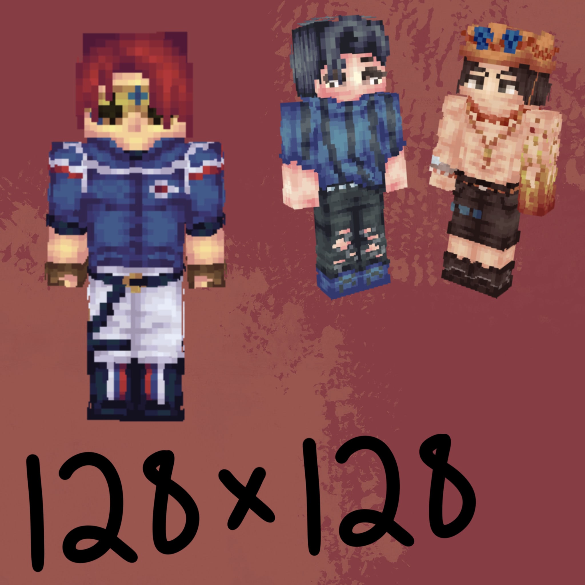 Soup on X: I tried making a 128 x 128 Minecraft skin, and I gotta say, I  am honestly proud how this came out.  #Minecraft  #minecraftskin #IronMaiden #IronMaidenEddie #EddieTheHead #LegacyOfTheBeast  I