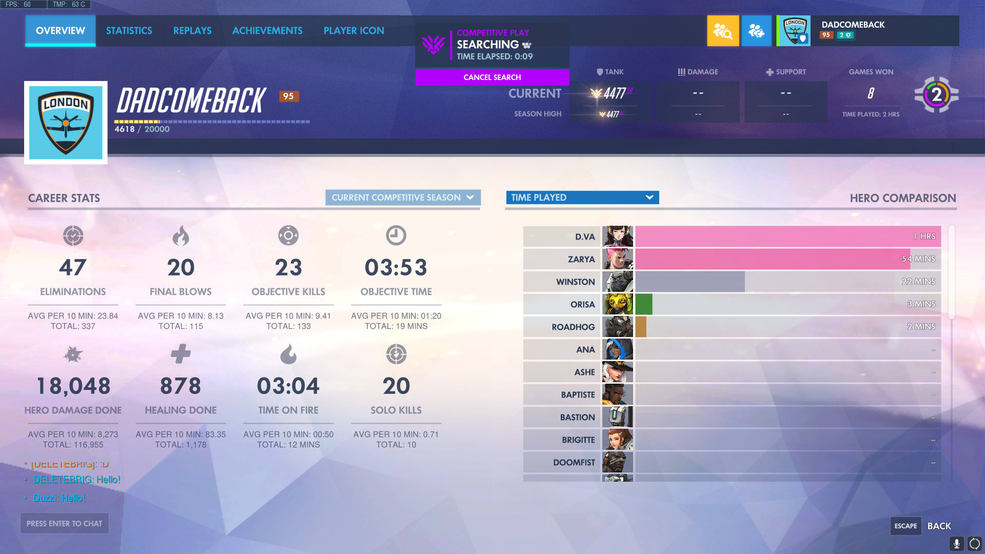 tonehøjde Pludselig nedstigning Beskatning Coach you in overwatch 2 as a top500 player by L360nodad | Fiverr