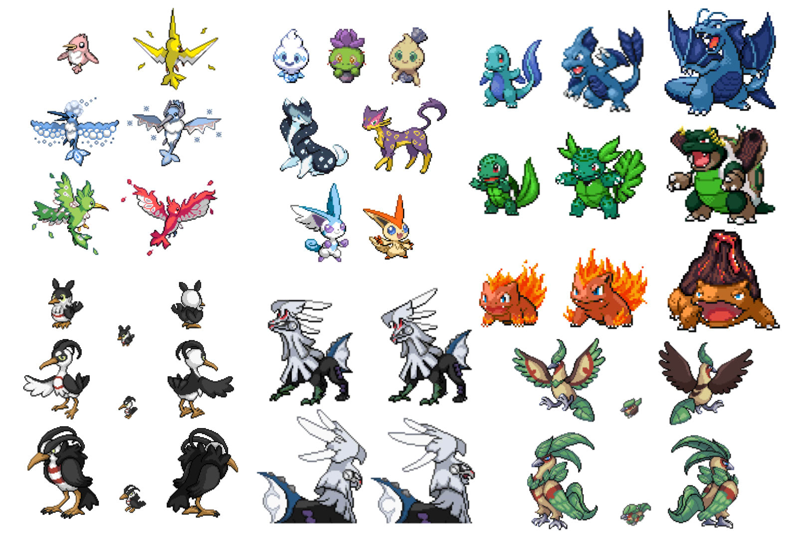 Pokemon, Pokemon sprites, Link art