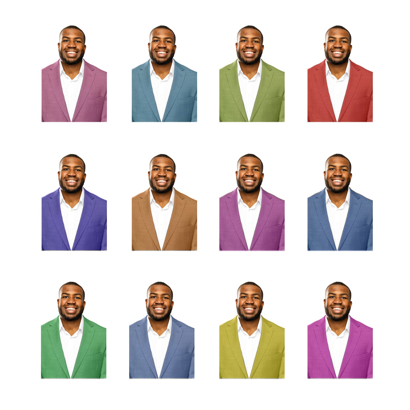 jacket with gold buttons