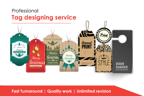 Design clothing labels and hang tags by Muhammadusama99