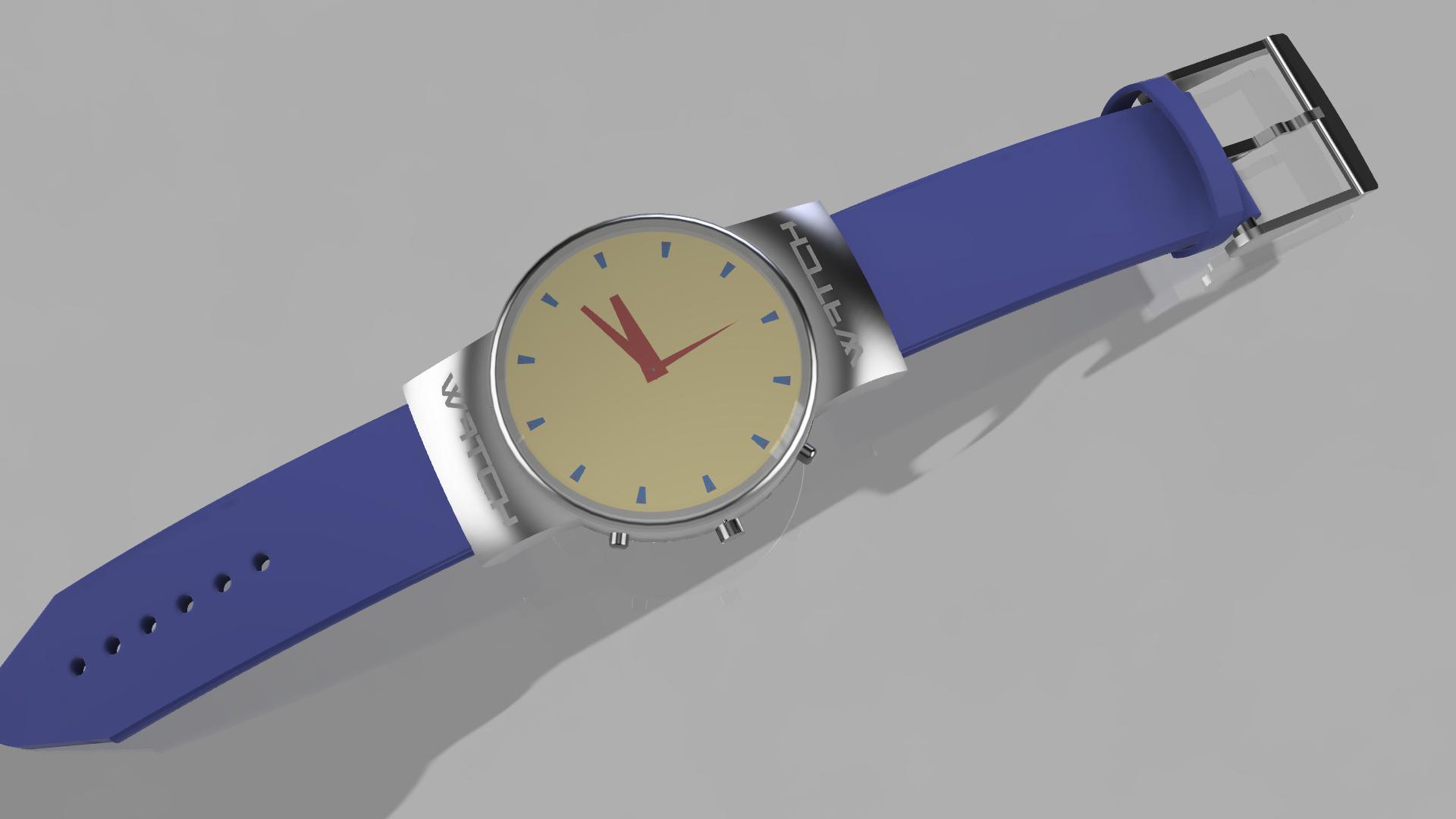 Modelado de relojes en 3d, diseño de productos de cámara cad 2d en