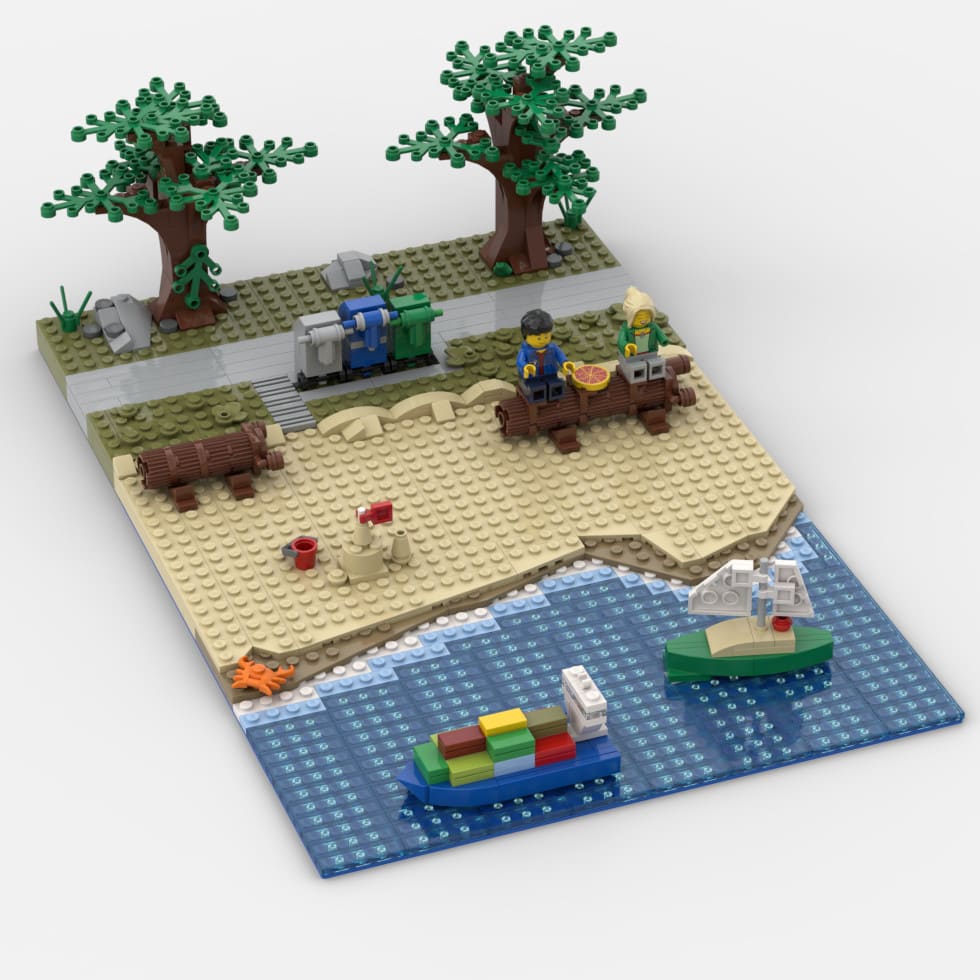 Creare un'immagine lego 3d