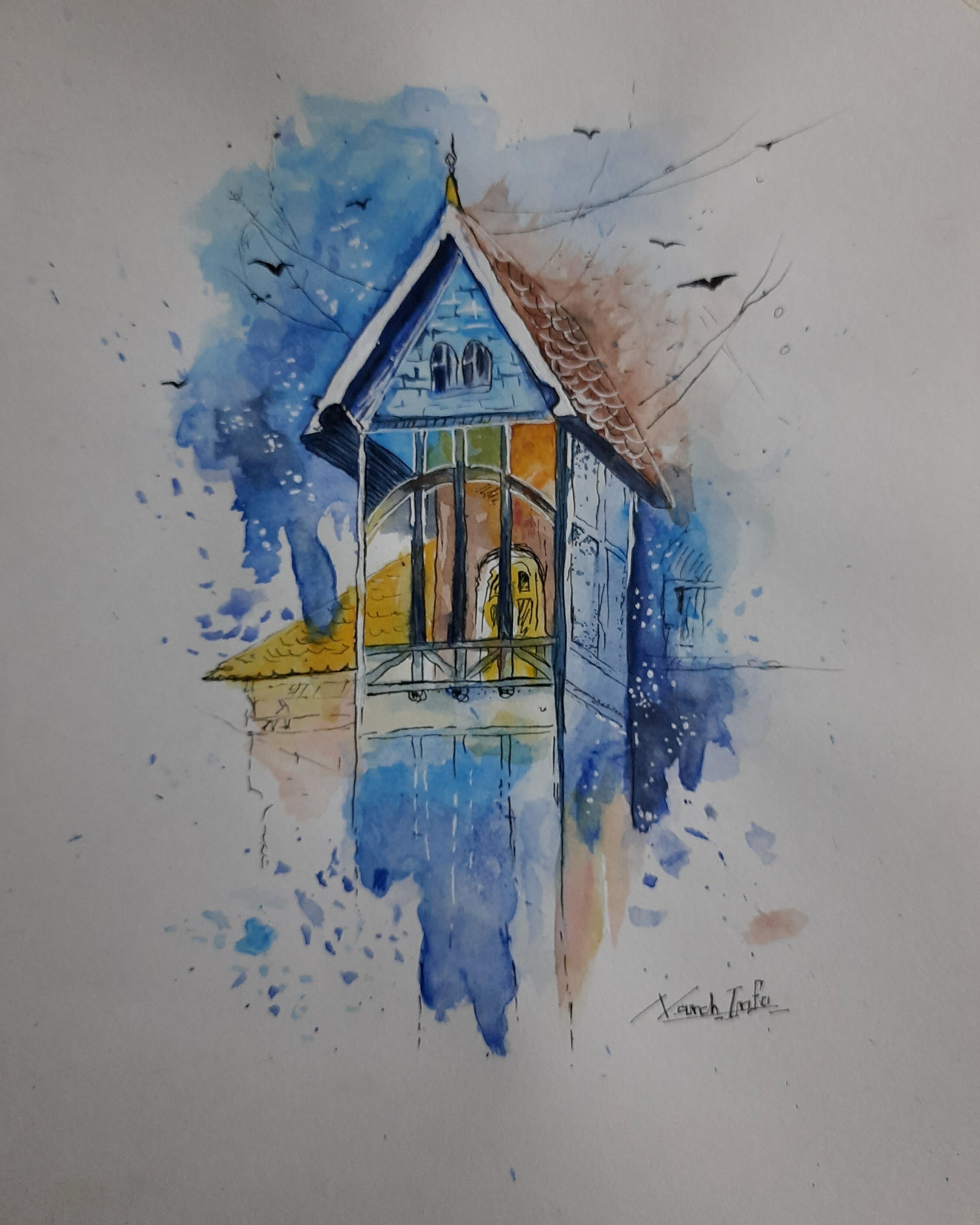 Architectural Sketching with Watercolor and Ink - A Course by Alex  Hillkurtz | Domestika English - YouTube