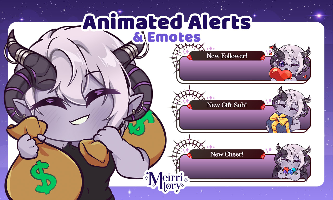 Animation Emote/Alerts – IllustCafe