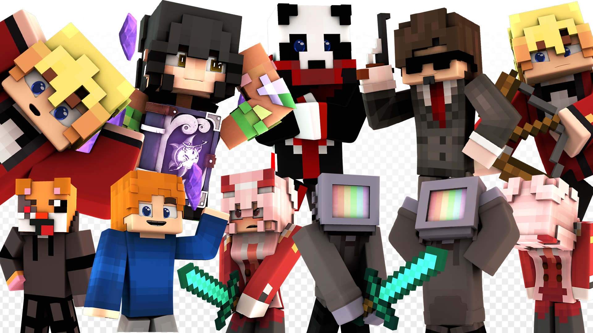 Create minecraft png pack for your thumbnails by Pilusgfx | Fiverr