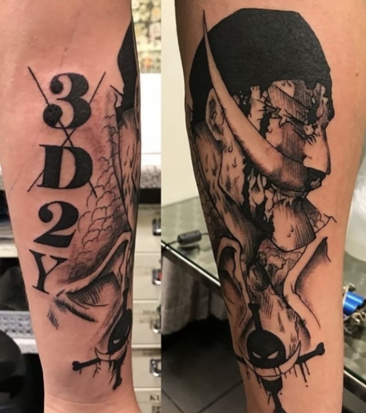 Hand draw a unique anime or cartoon tattoo by Kevonbedford | Fiverr Hand draw a unique anime or cartoon tattoo by Kevonbedford | Fiverr
