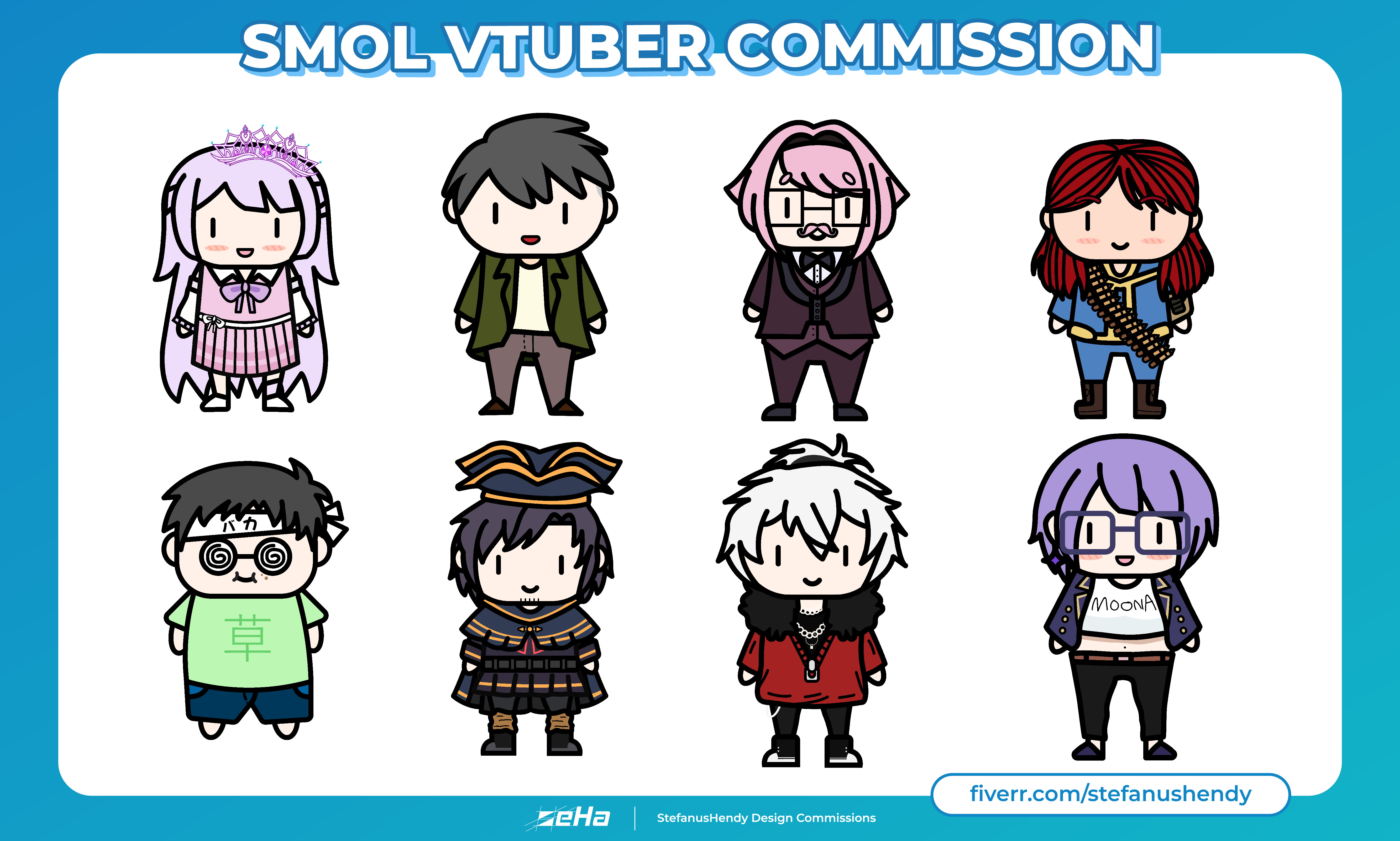 JudedWind  Comms open on X: The smol or chibi or whatever style that i'm  doing is funja I made Some Char of Some animes vtuber or Oc of Some ppl and