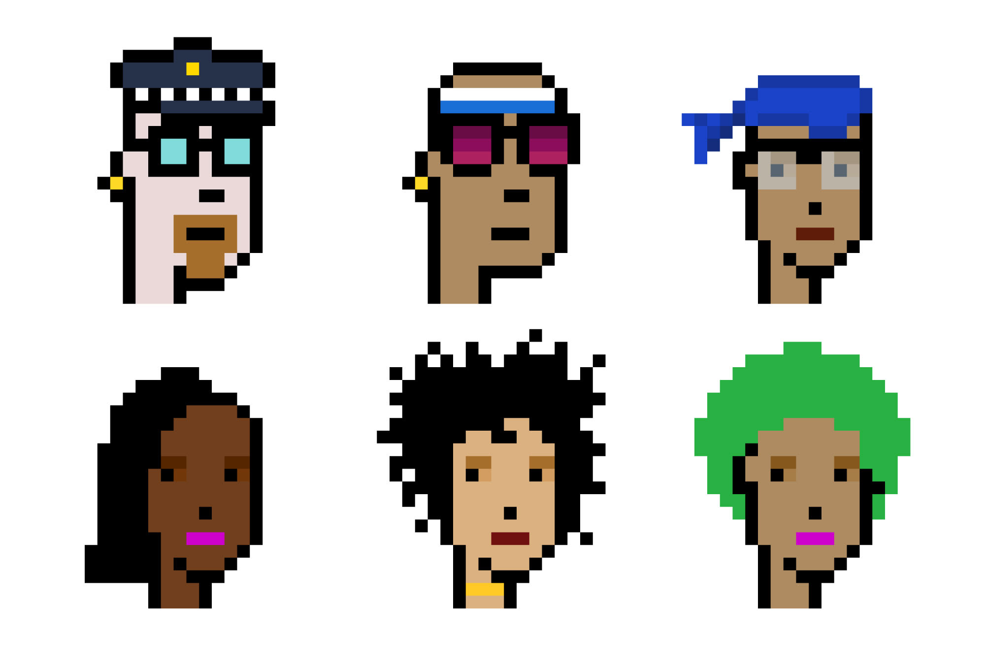 Draw custom unique crypto punk in pixel art for nft by Ssbb11 | Fiverr