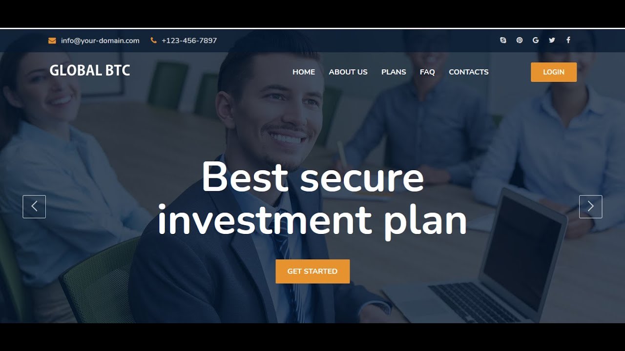 Get your bitcoin investment website designed in 24 hours by Gubliss_io |  Fiverr
