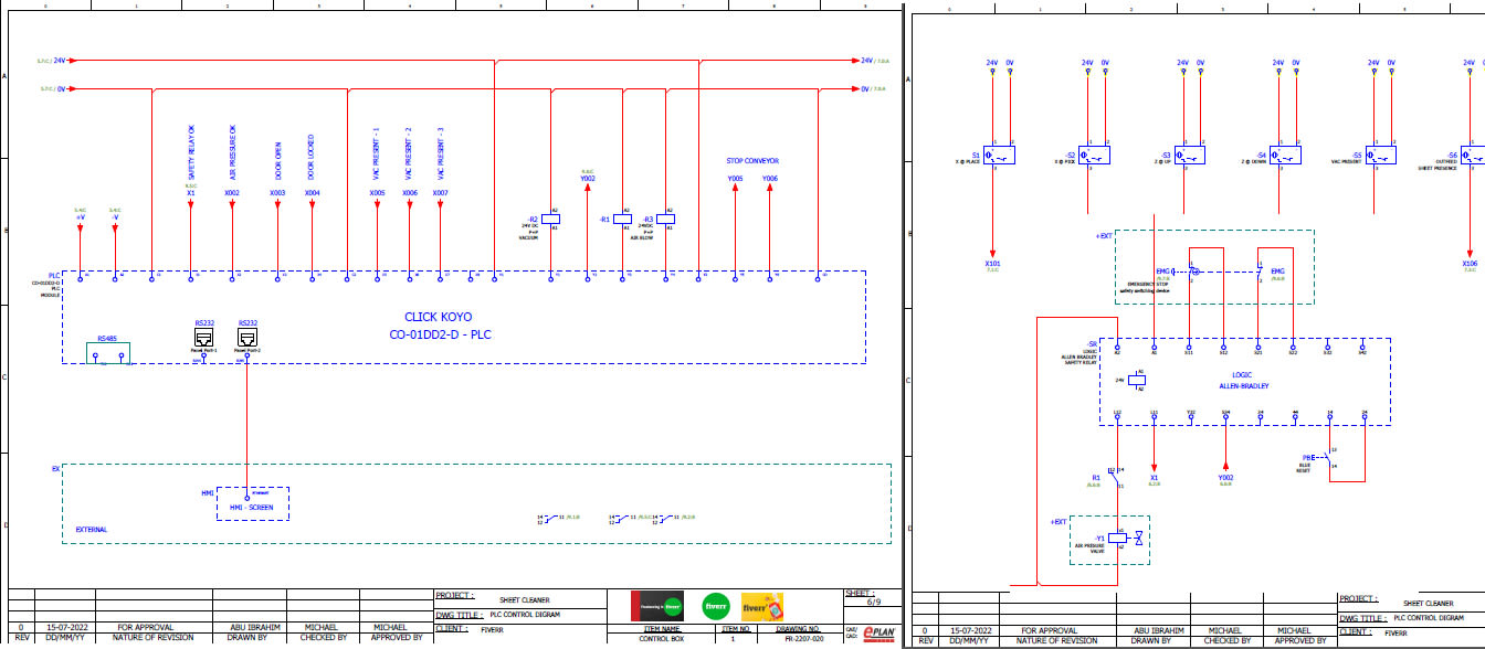 mcc Schalttafel CAD DWG