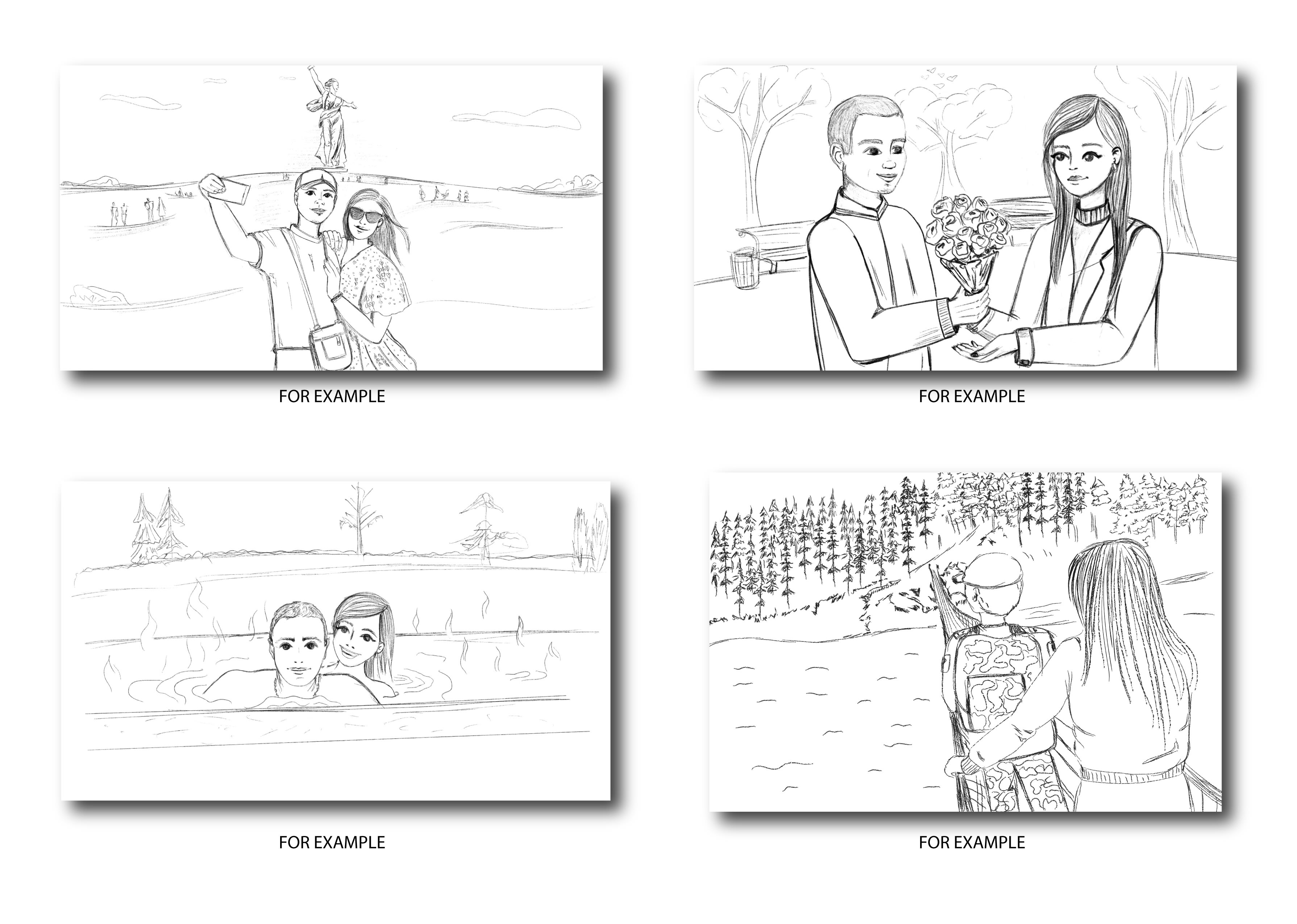 Some Story Sketch Examples