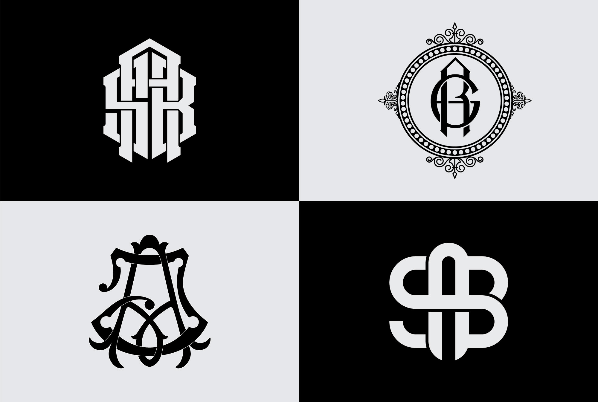 Thebeardesign: I will create an elegant monogram logo design for $50 on  fiverr.com