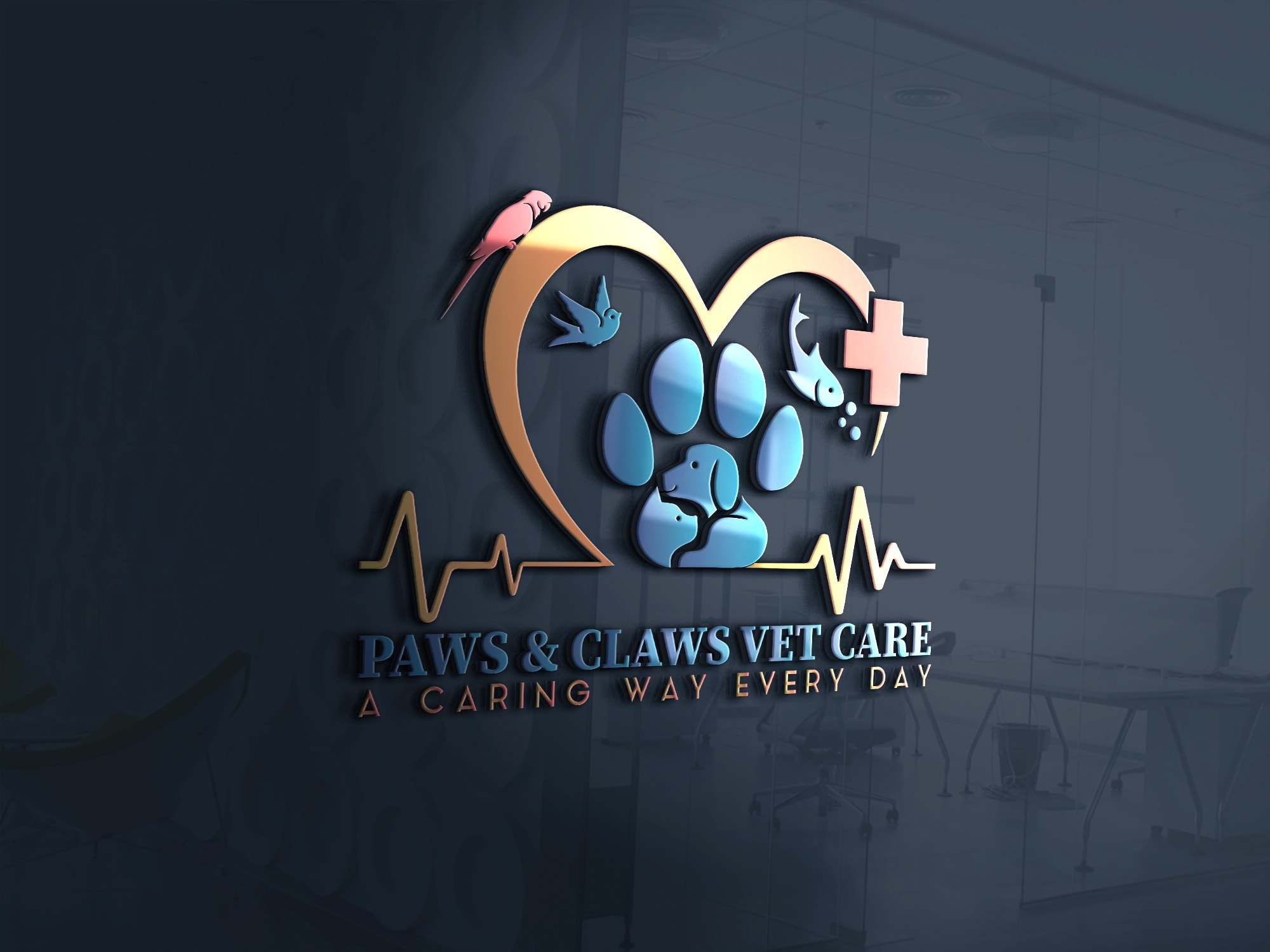 Design pet shop, veterinary clinic or animal shelter logo by