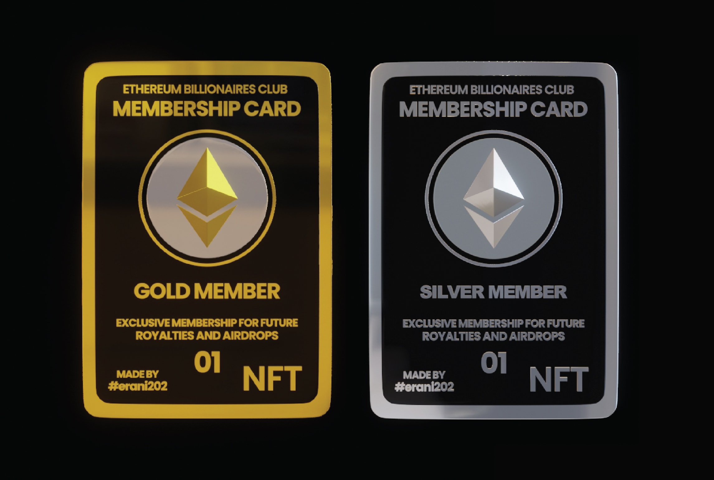 Create 3d rotating nft membership cards or trading cards by Erani202 |  Fiverr