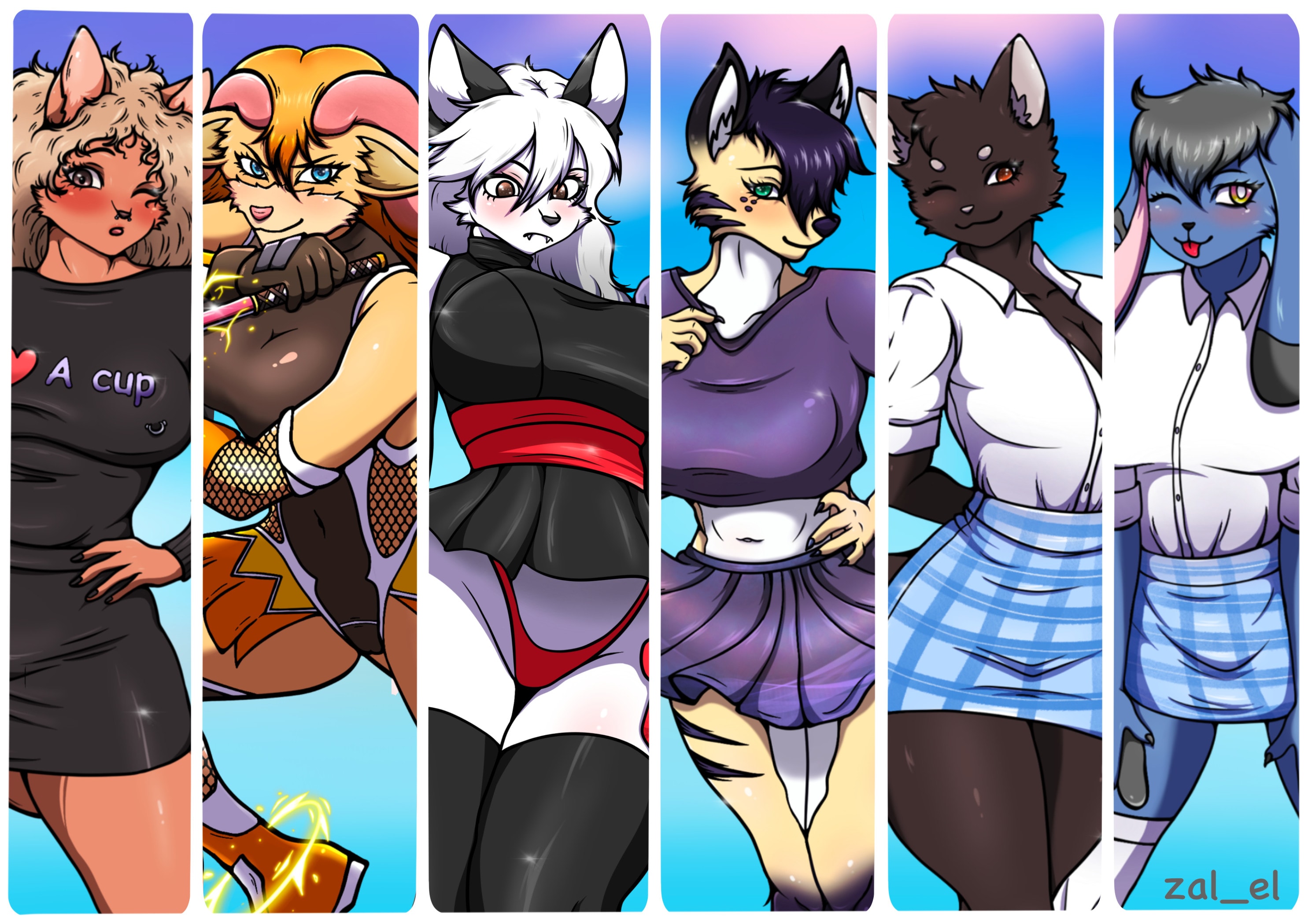 Draw your furry art or fursona nsfw or sfw by Zal_el Fiverr