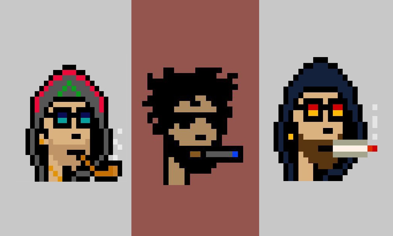 Create nft pixel art, pixel art, cryptopunk, nft art collection by  Farwa_chaudhry | Fiverr