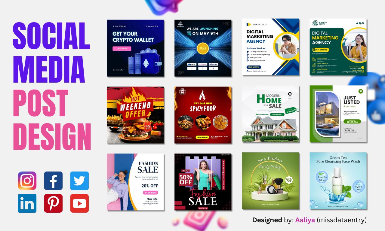 Be your professional nft, crypto, ai, web3 social media manager by  Misssdataentry | Fiverr