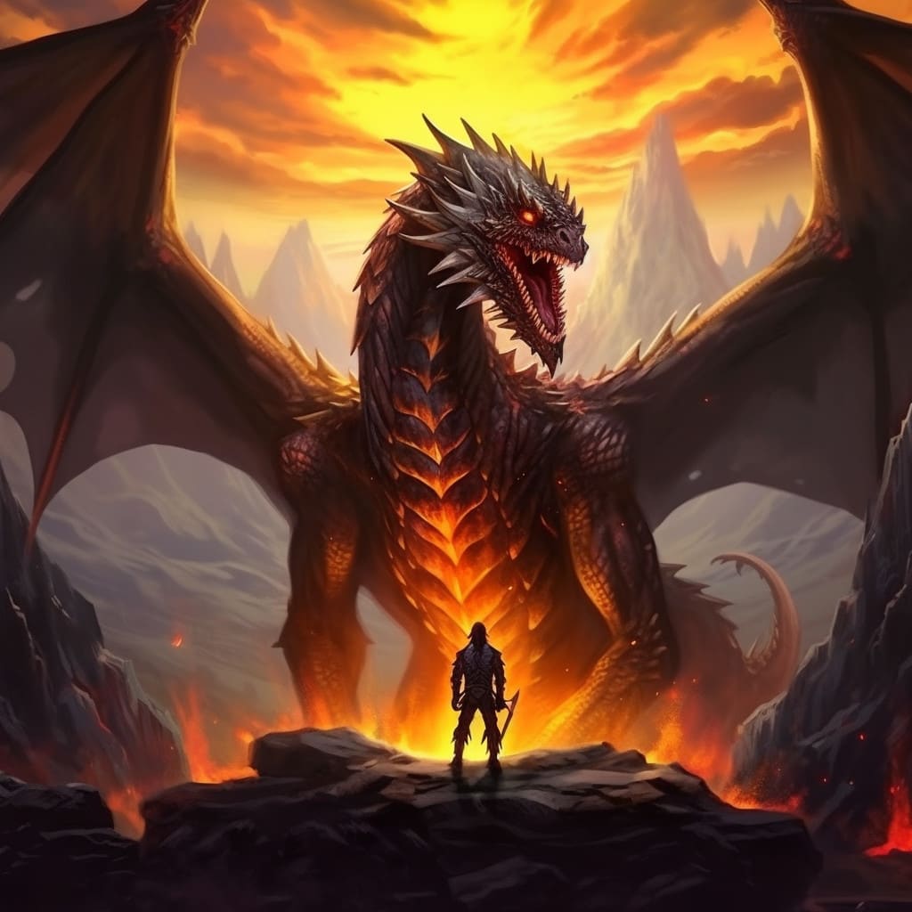 Design fantasy dragon and monster of any kind by Elkethye | Fiverr