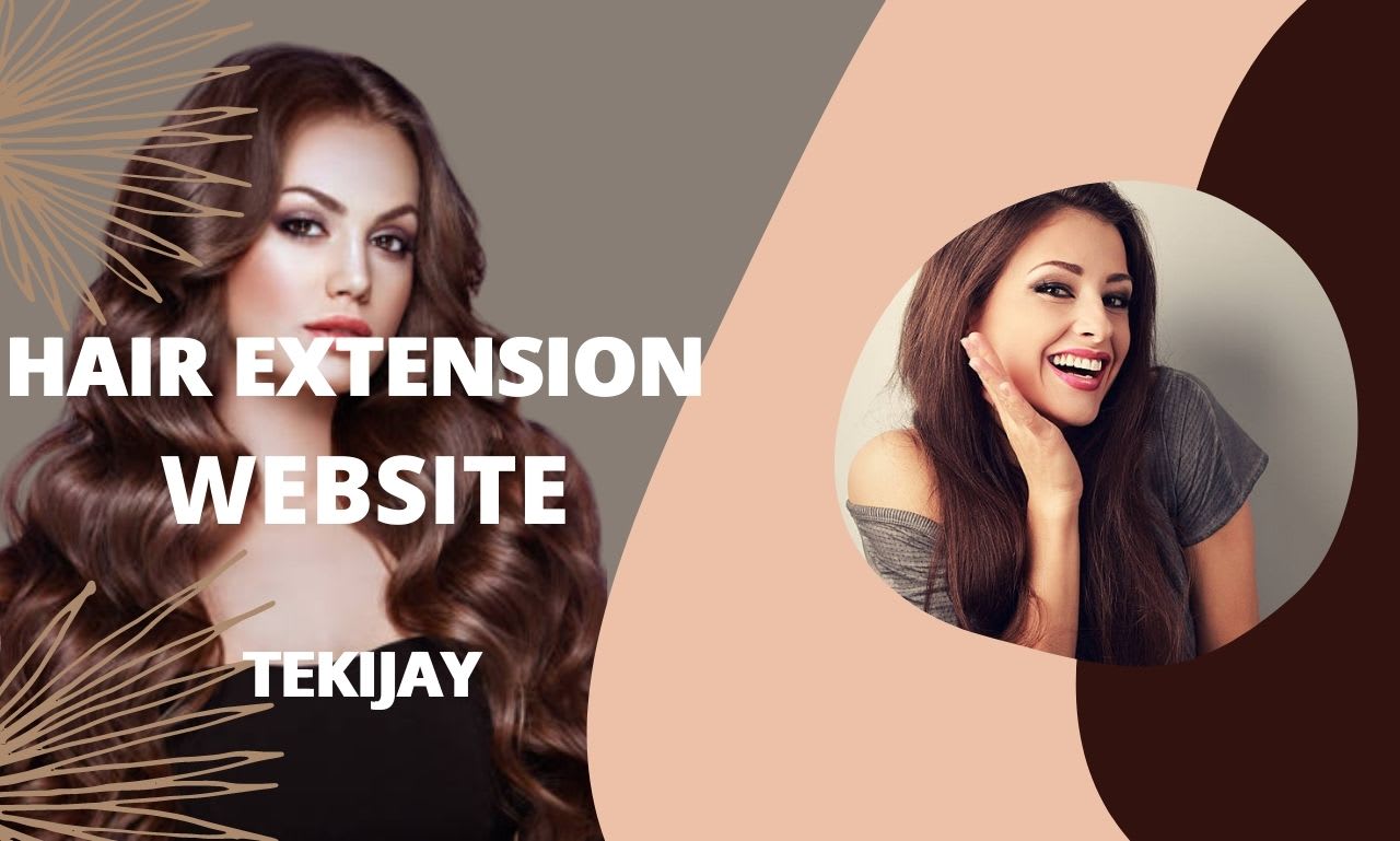 Hair extension, logo maker, boutique, spar website, hair website by Tekijay | Fiverr Hair extension, logo maker, boutique, spar website, hair website by Tekijay | Fiverr