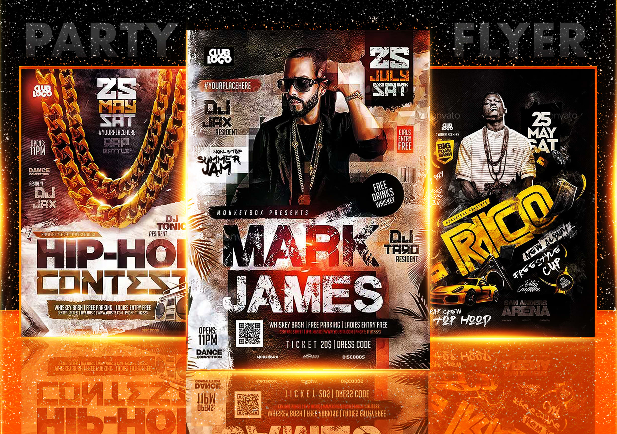 Design A Modern Business Event Party Club Dj Boxing Sports Flyer And Poster By Mavin Artzz Fiverr