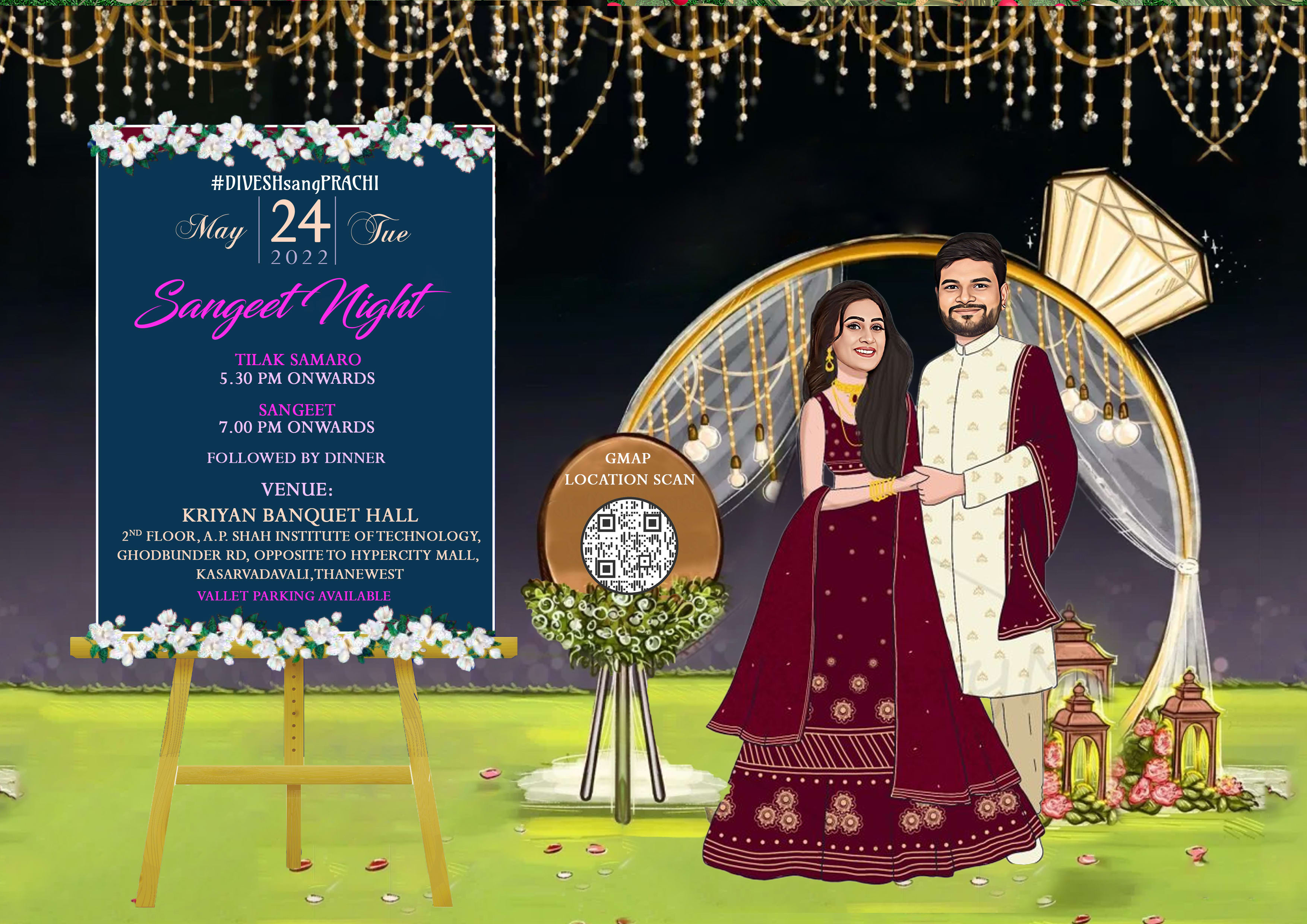 Create unique wedding invitation video, save the date by Vmgraphicdes328 |  Fiverr