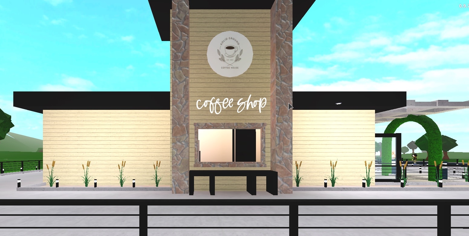 Building a COFFEE SHOP in Bloxburg! 