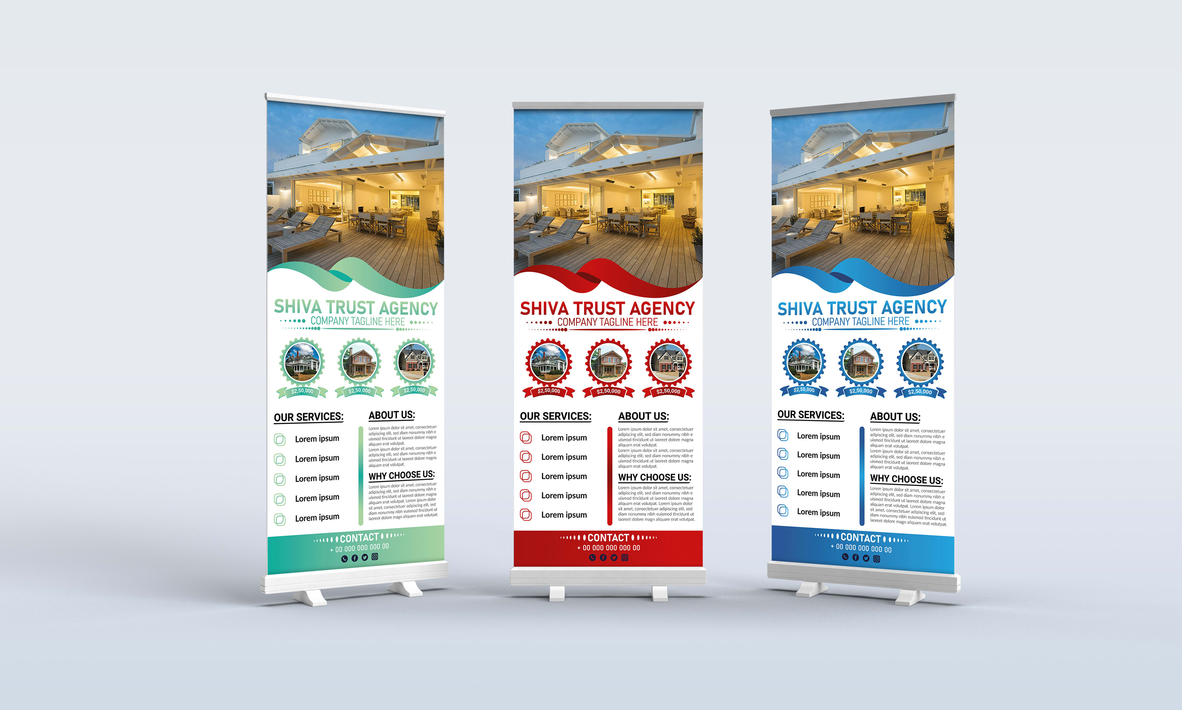 Do rollup banner stand banner banner retrattile e segnaletica