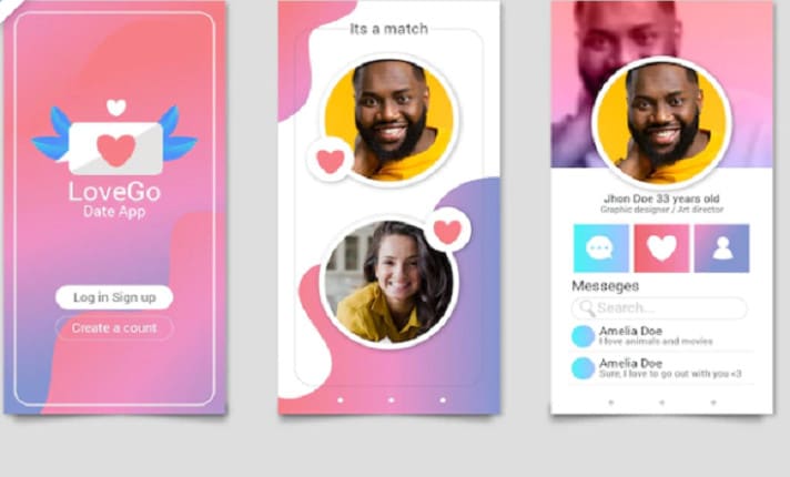 Dating app, chatting app, social chat app, matching app like tinder by Khanvivid | Fiverr