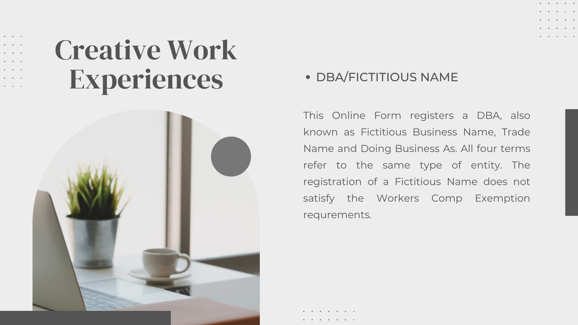Help to get a dba fictitious name or dba in florida by Melinarocio 