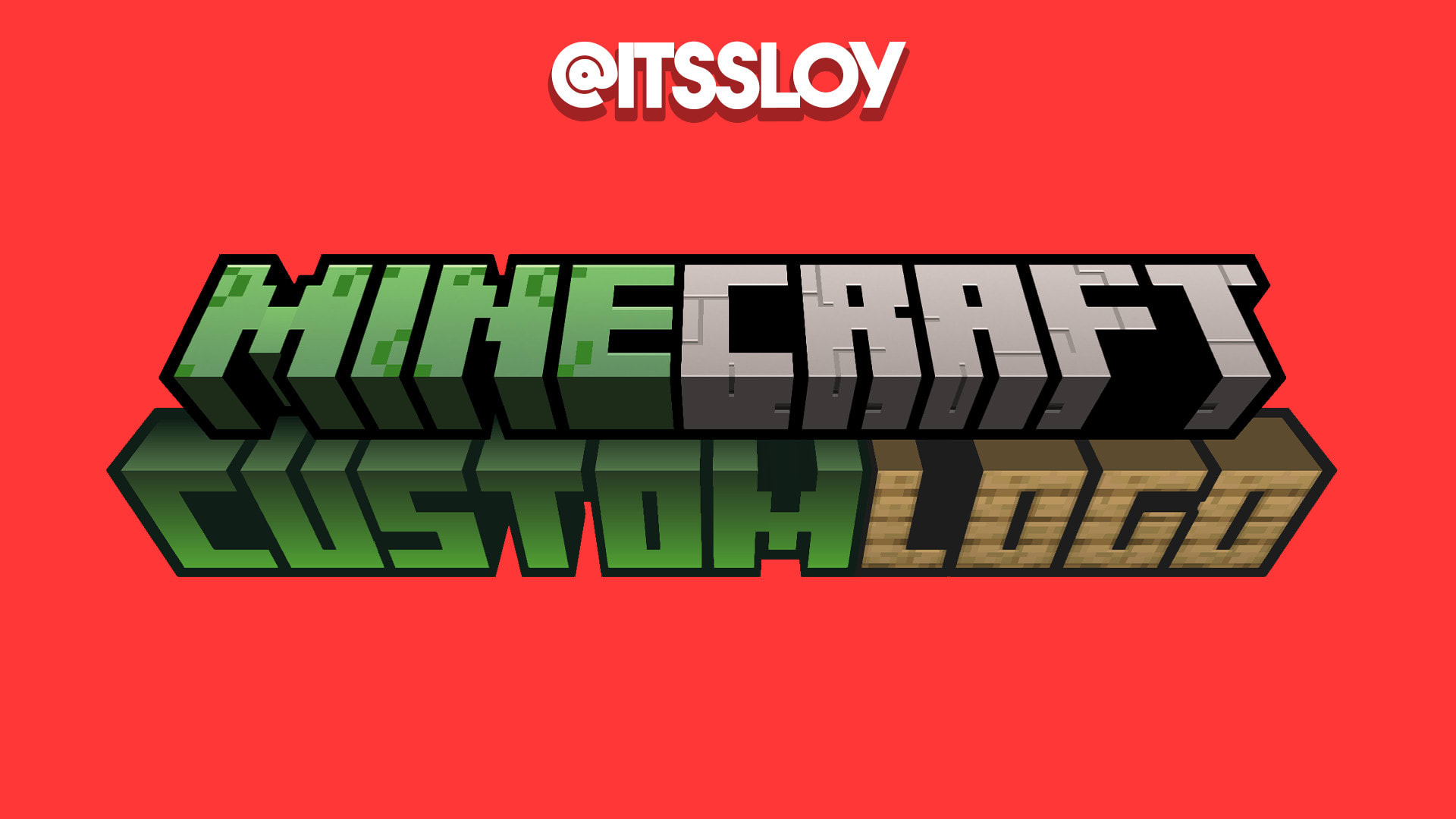 do make a custom minecraft logo