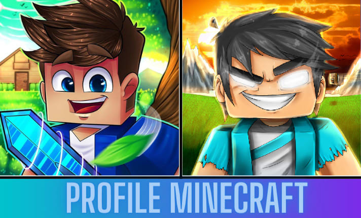 Eu vou fazer um icon do seu avatar - minecraft/roblox