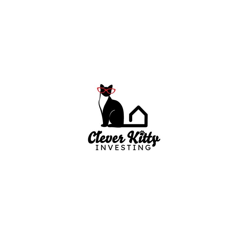 design romantic powerfull clever kitty logo design service
