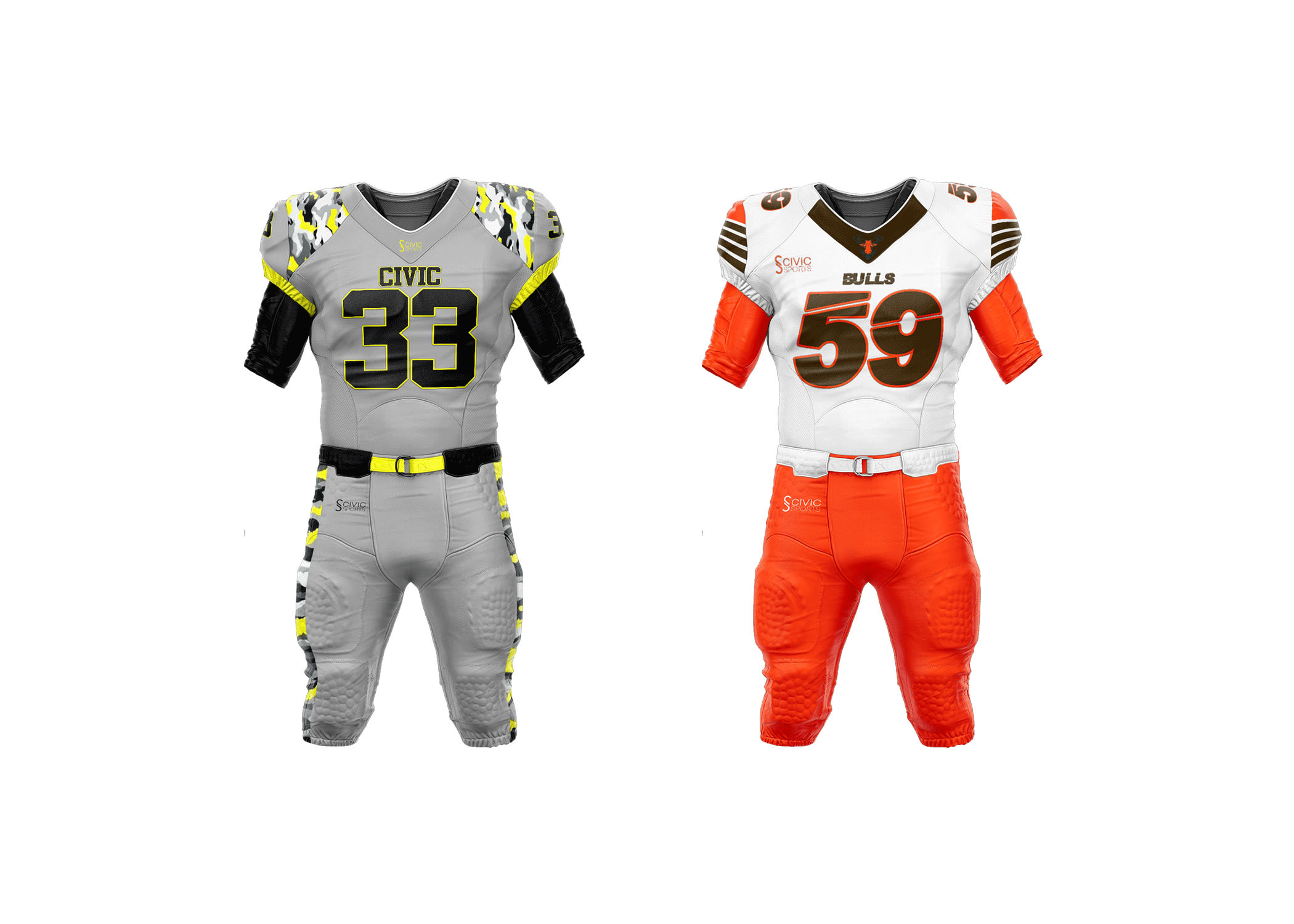 Graphicsguru11: I will design best american football uniform and 3d mockup  for $25 on fiverr.com