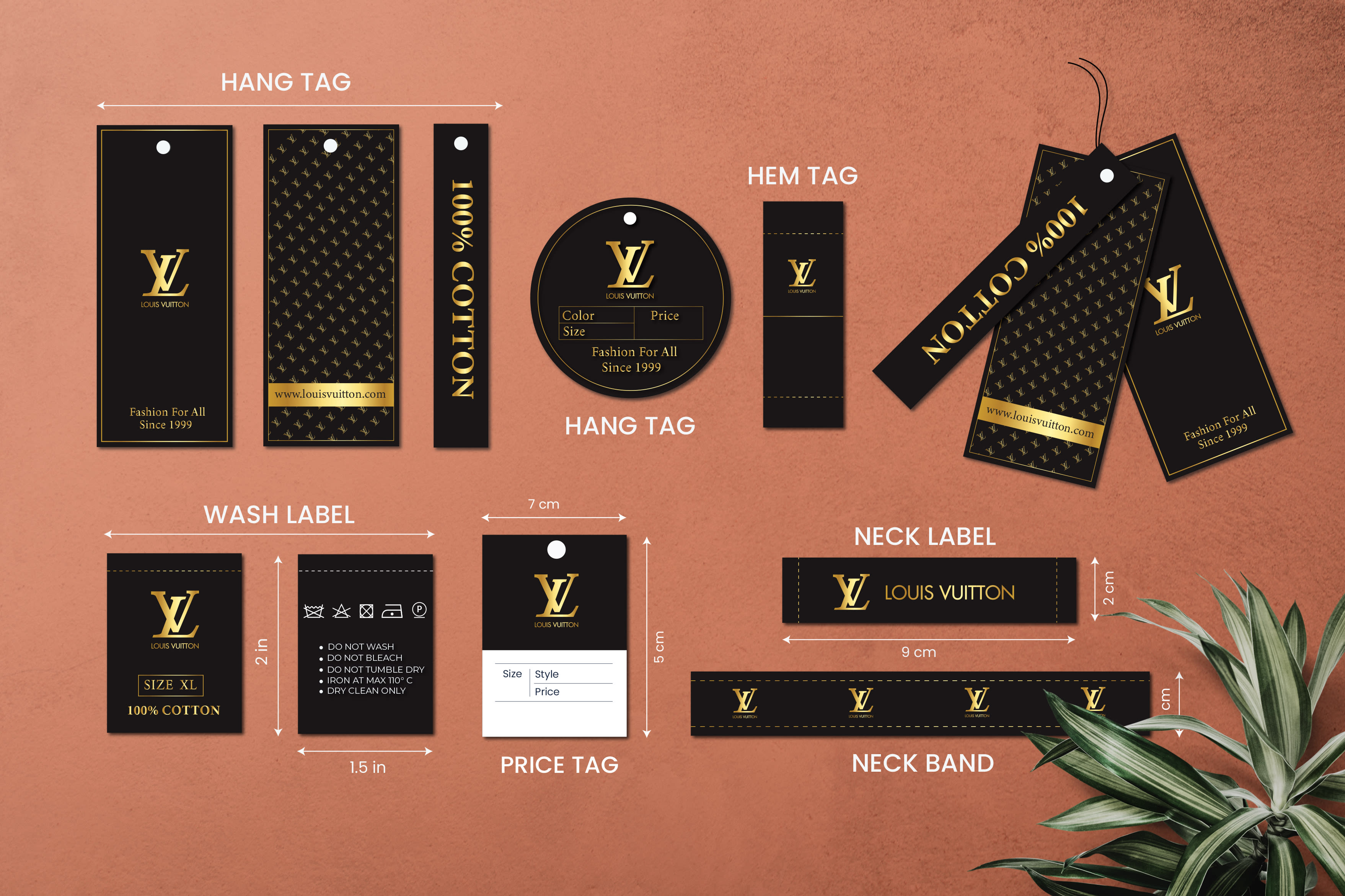 Louis Vuitton Clothing Label Tags (2)