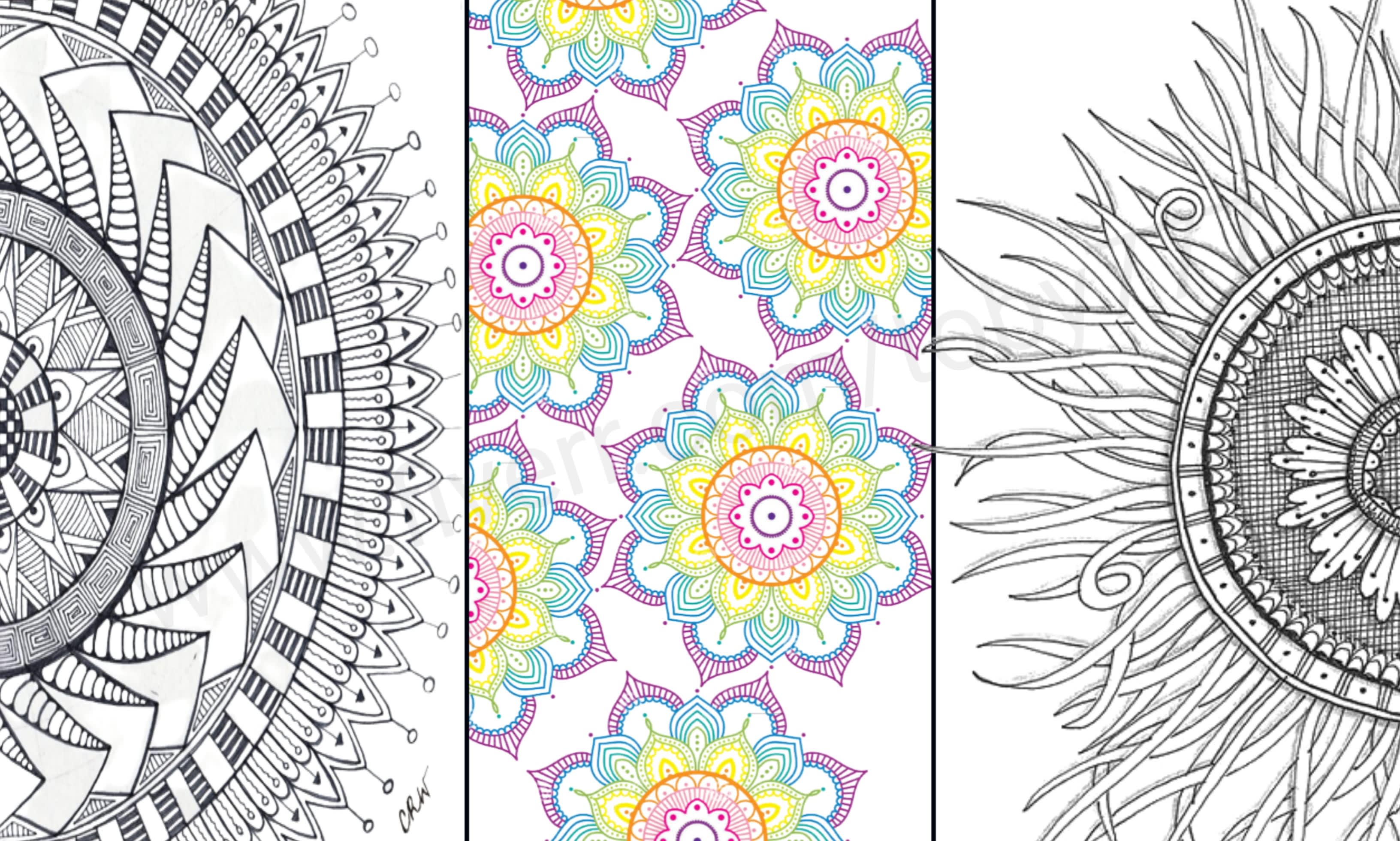 10 Bulk Mandala Adult Coloring Page KDP Graphic by zohuraakter524 ·  Creative Fabrica