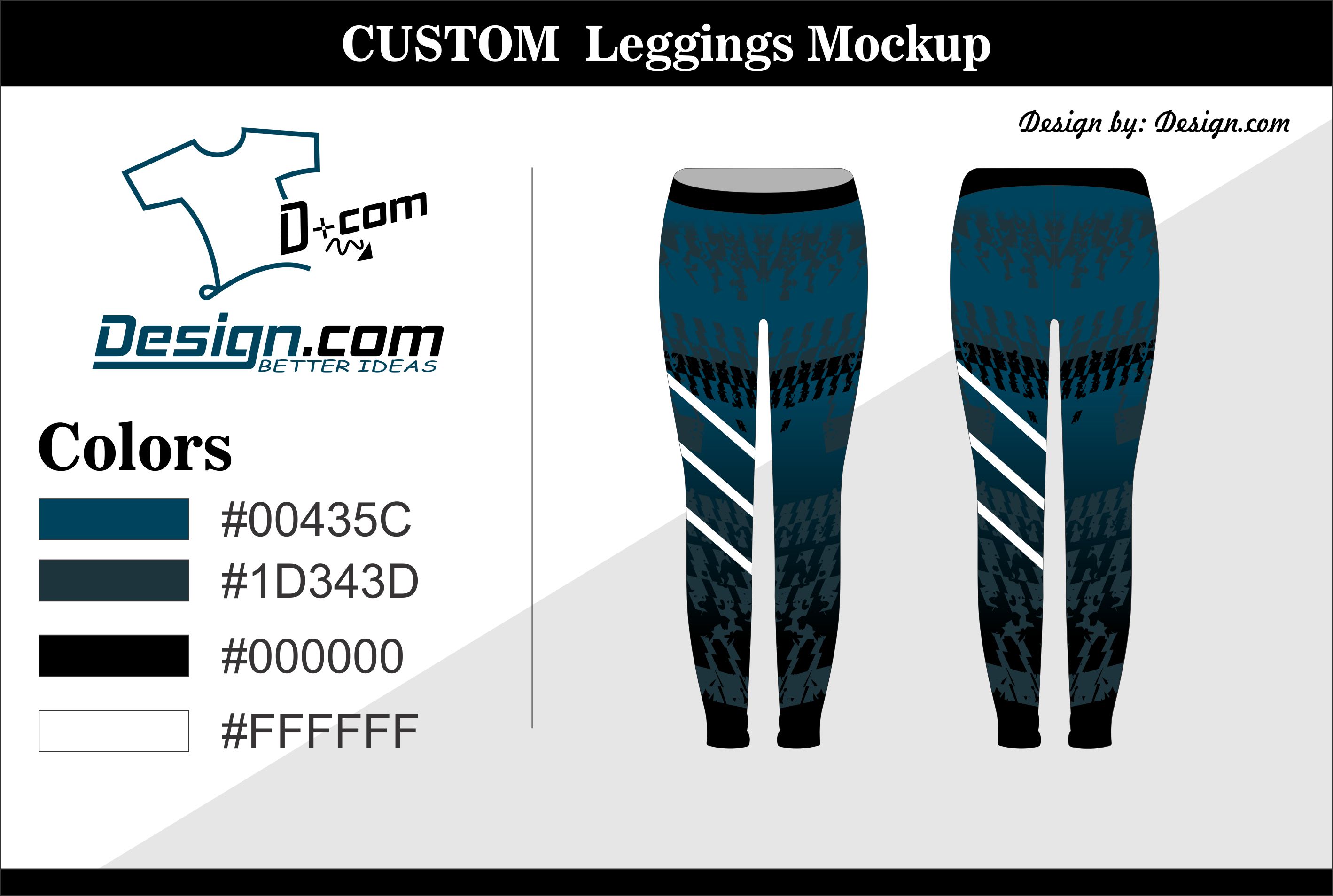 design custom leggings, sports bra and yoga pants