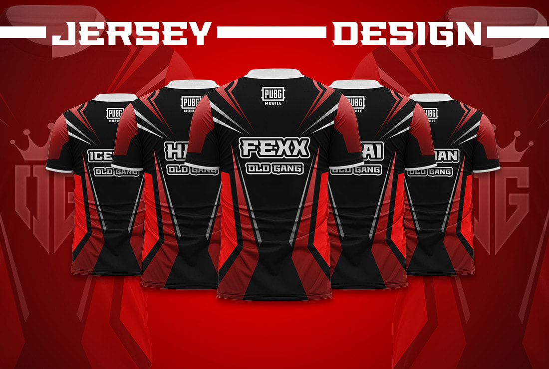 design sublimation esports and gaming jersey or merchandise