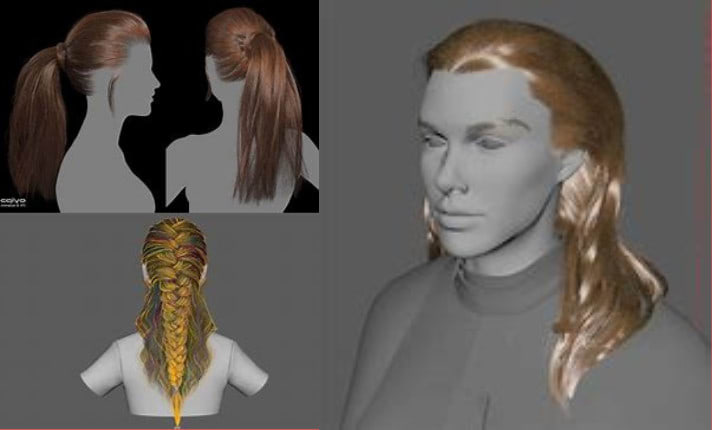 Do hair sculpting, hair model, sculpt character, sculpt 3d model for 3d  printing by Benardadams | Fiverr