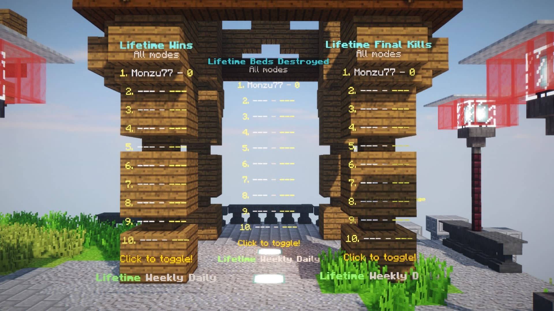 Setup a professional minecraft bedwars server for you by Itsmemonzu | Fiverr