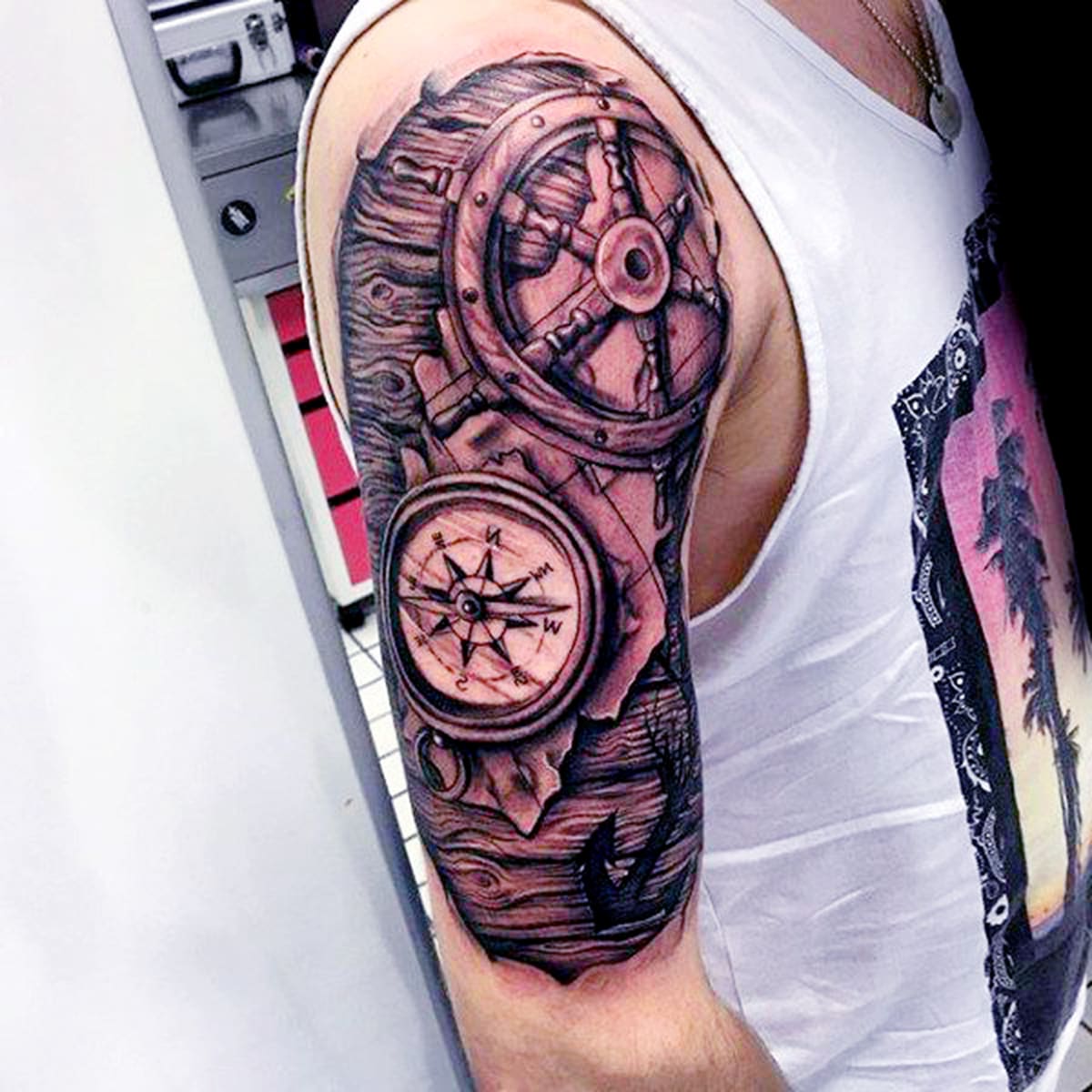 Nautical Stars fake tattoo  Tattooed Now 