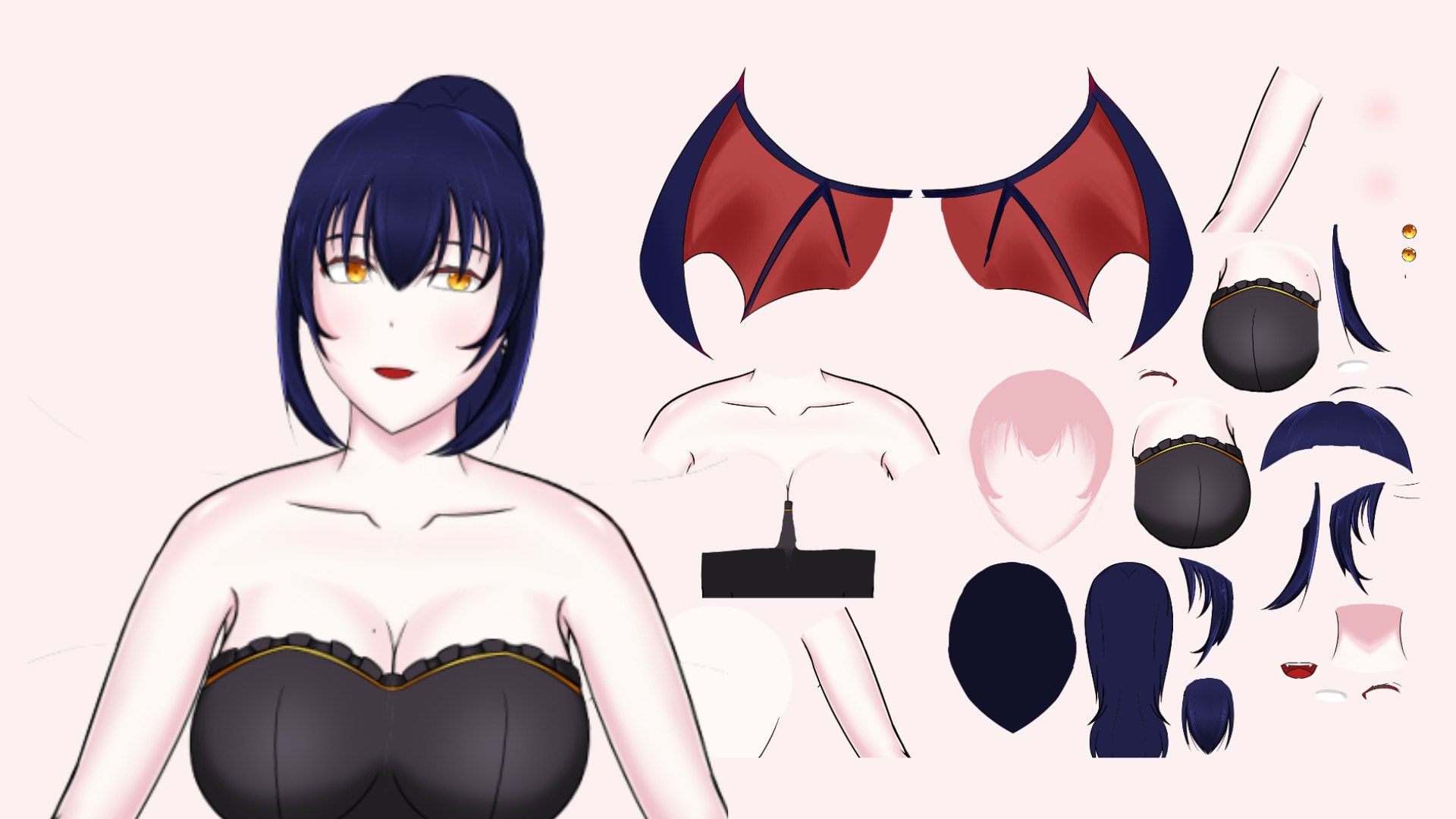 Draw sfw, nsfw anime, live2d model, facerig, vtuber model for twitch or  discord by Livedistic | Fiverr