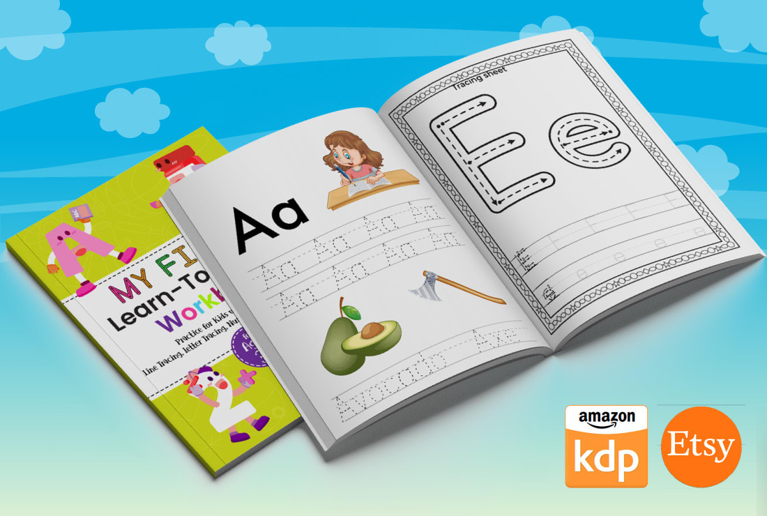 do handwriting alphabet letter tracing book for  kdp